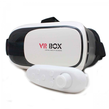50x Óculos 3d Vr Box Com Controle Realidade Virtual Android Ios