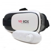 Óculos 3d Vr Box Com Controle Realidade Virtual Android Ios