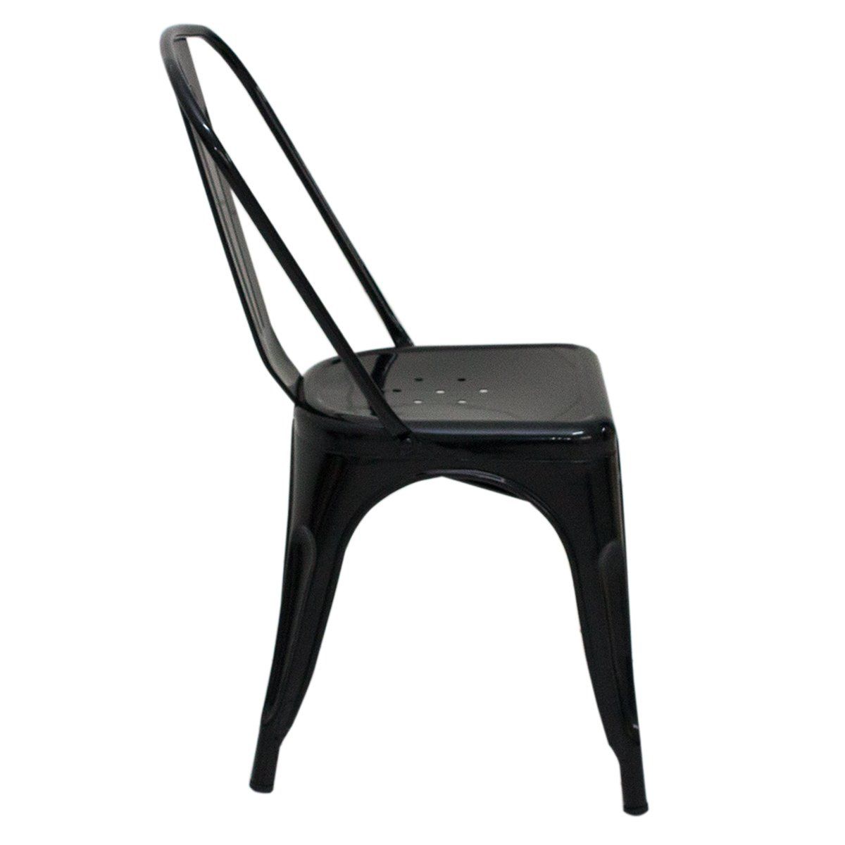 Cadeira Tolix Iron Design 84cm Cozinha Jantar Pequena Avaria