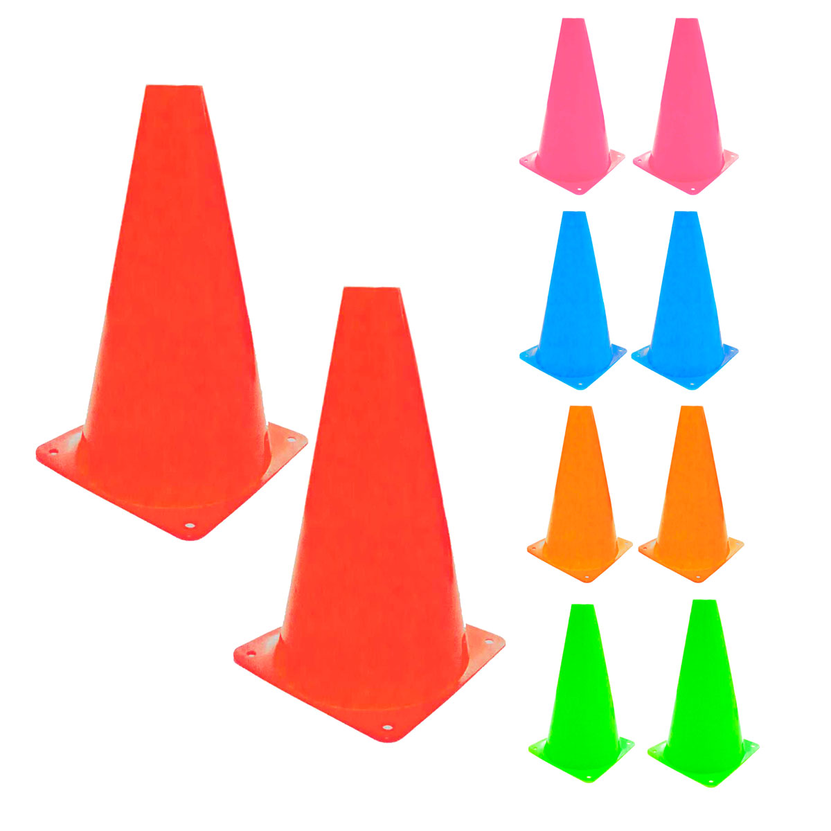 Kit Treino Funcional 1 Escada + 10 cones coloridos + 1 Corda de Pular + 1 Kit Mini band + 1 Barreira