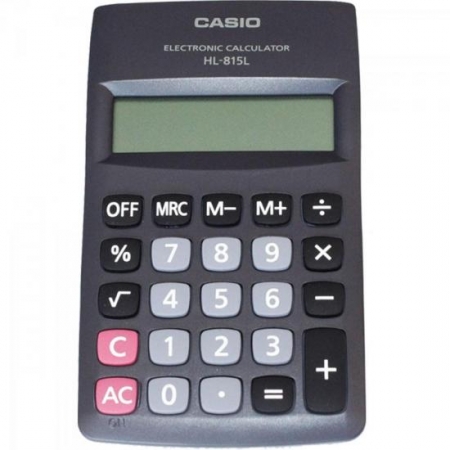 Calculadora de Bolso 8 Digitos HL815L Preta Casio