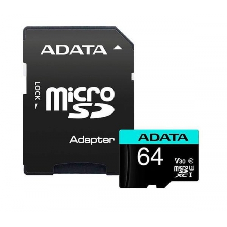 Cartao de Memoria ADATA 64GB AUSDX64GUI3V30SA2-RA1