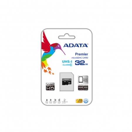 Cartao de Memoria ADATA AUSDH32GUICL10 32GB Microsdhc