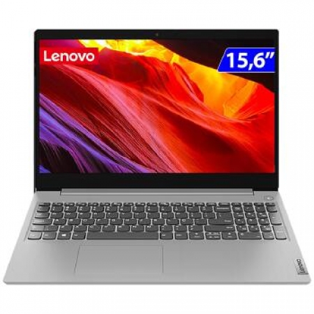 Notebook Lenovo 15.6 I3-10110U 4GB 256GB SSD Linux - 82BSS00100 Prata Bivolt