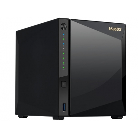 Sistema de Backup NAS Asustor AS4004T Marvell Dual Core 1,6GHZ 2GB DDR4 Torre 04 Baias