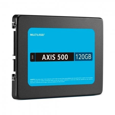 SSD AXIS 500 Multilaser SS100 120GB SATA III 2,5 Polegadas