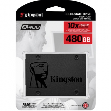 SSD Desktop Notebook Ultrabook Kingston SA400S37/480G A400 480GB 2.5 SATA III Blister