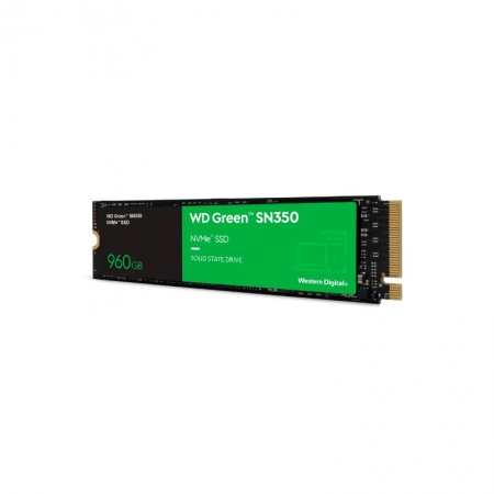 SSD WD 960GB Green M.2 2280 SN350 NVME Pcie WDS960G2G0C -  Leitura 2400MB/S Gravação 1900MB/S