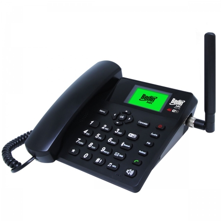Telefone Celular Rural Fixo de Mesa 4G e Wifi 7 Bandas BDF-14