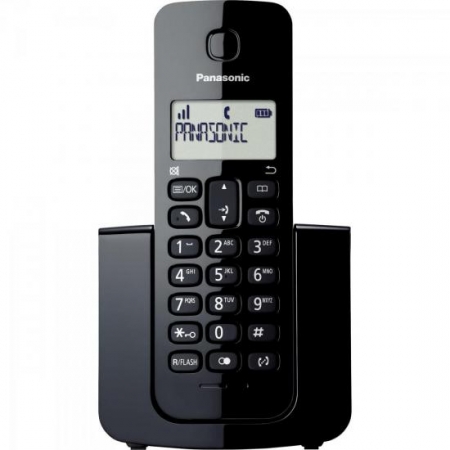 Telefone sem Fio com ID KX-TGB110LBB Preto Panasonic