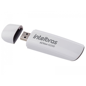 Adaptador Wireless USB Intelbras INET 4710018 Action A1200 3.0 Dual BAND 1200MBPS