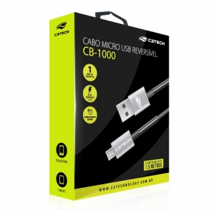 Cabo USB Micro USB 1,5M CB-1000GY