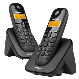 Telefone sem Fio Intelbras TS3112 Digital com Ramal Adicional Preto