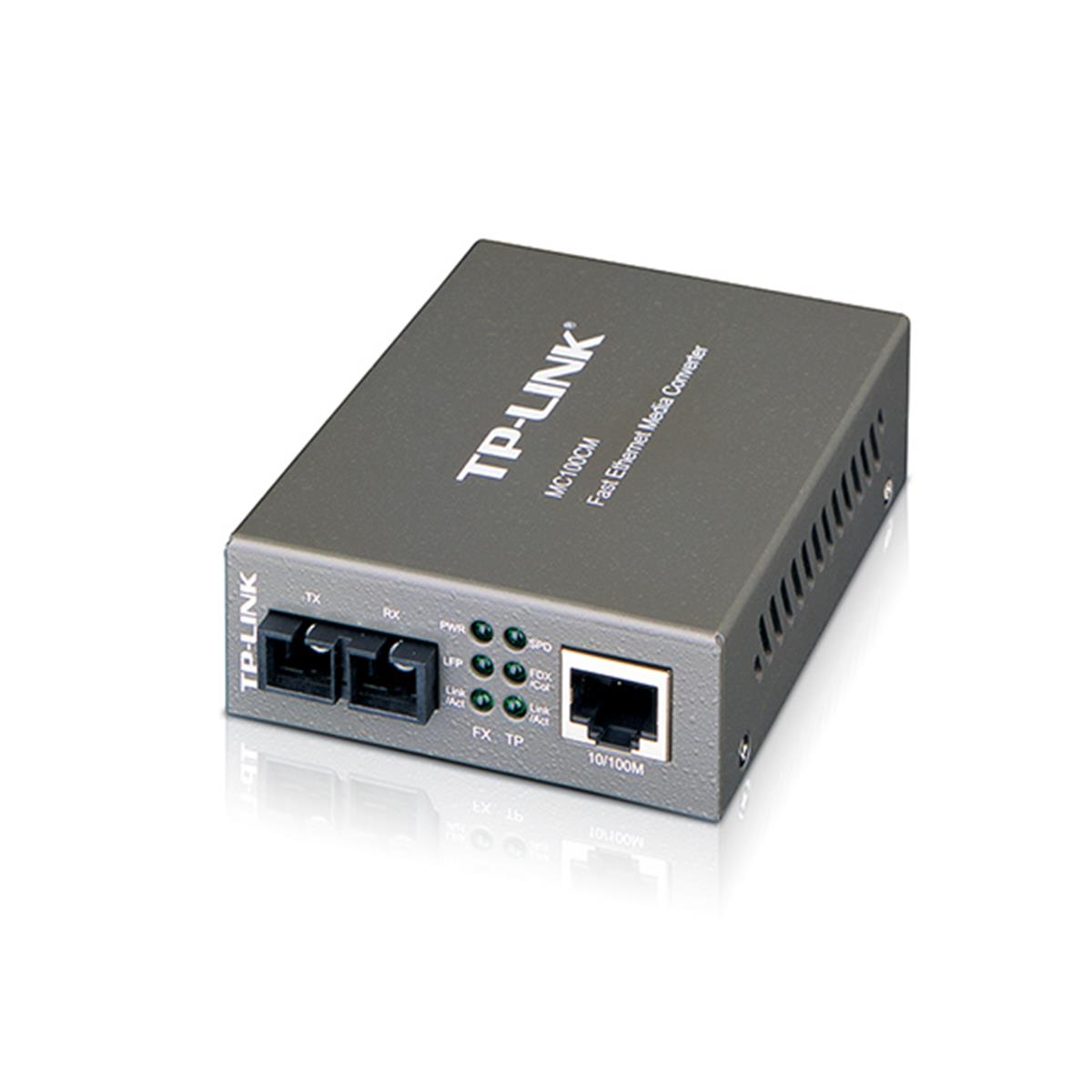 Conversor de Fibra Optica TP-LINK MC100CM Multimodo 10/100 MBPS - TPL0345