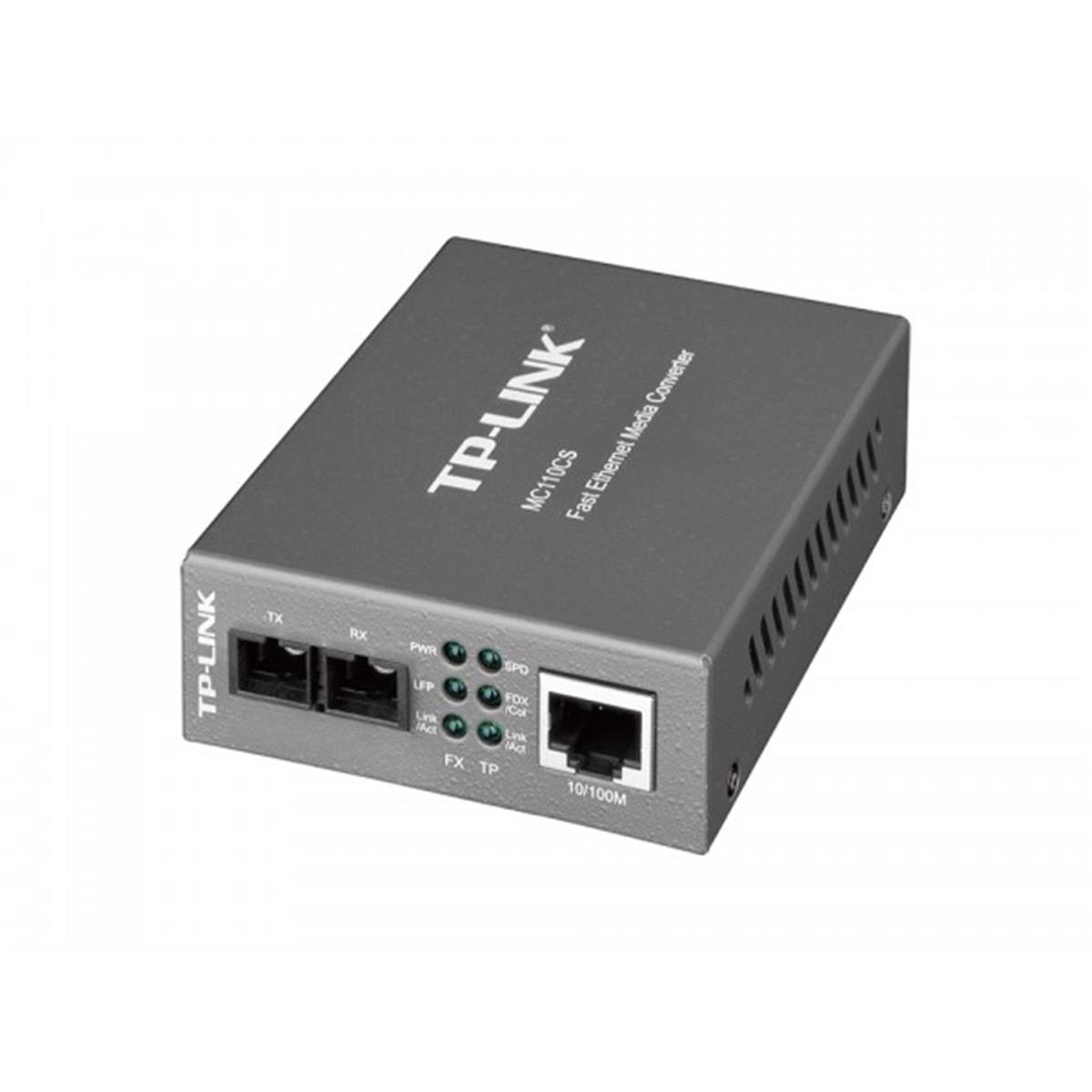 Conversor de Fibra Optica TP-LINK MC110CS Monomodo 10/100 MBPS - TPL0279