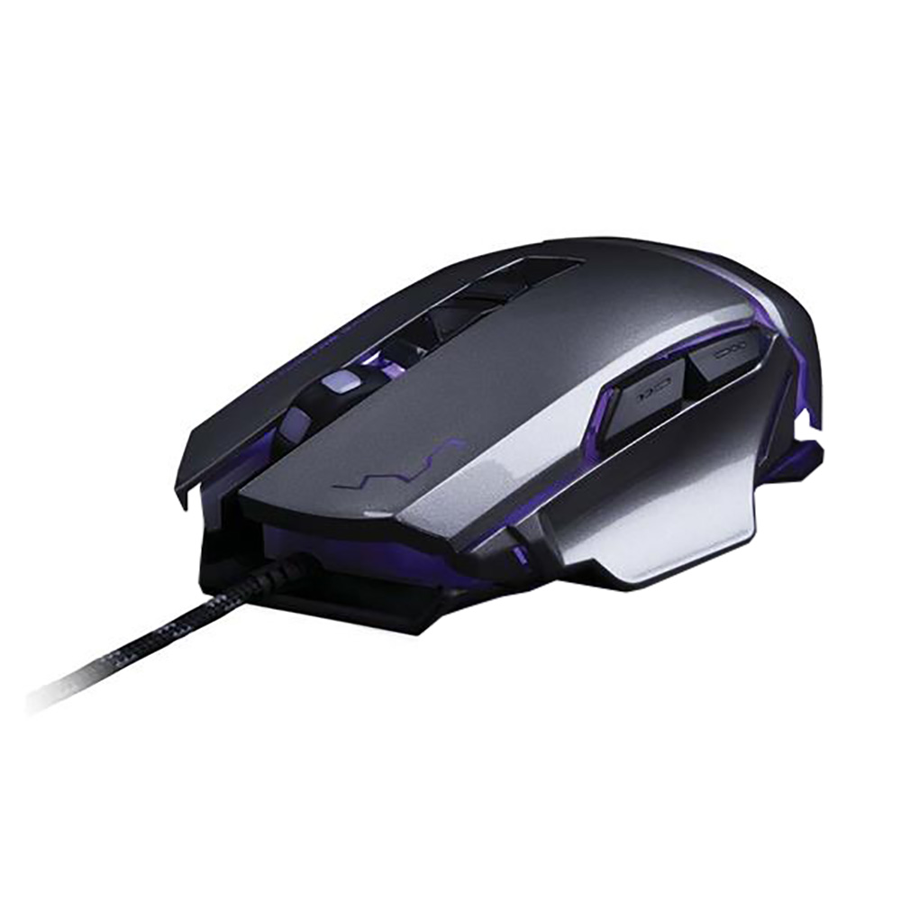 Mouse Warrior MO262 Gamer 3200DPI USB Grafite