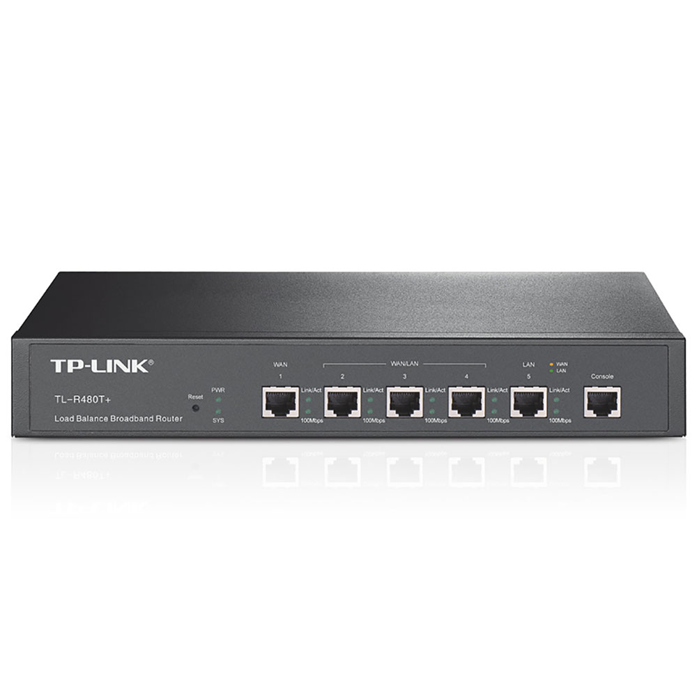 Roteador Broadband TP-LINK TL-R480T+ Load Balance 2 Portas WAN e 3 Portas LAN