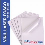 Vinil Adesivo Laser Branco Fosco - A3