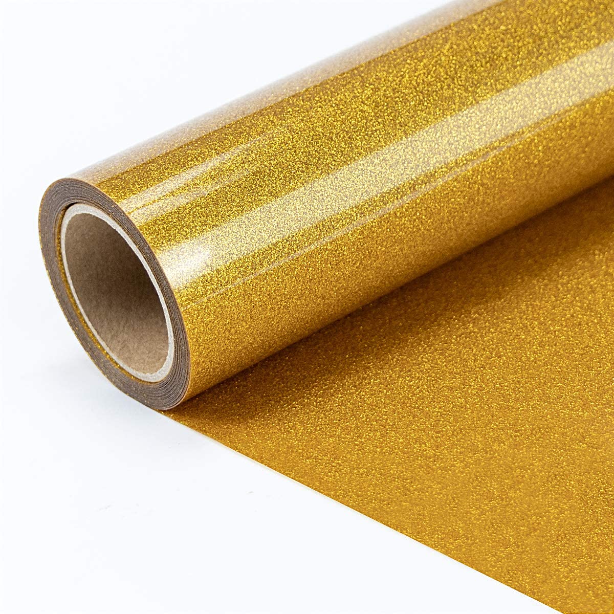 Power PU Glitter - Termocolante Glitter Ouro - 48 cm