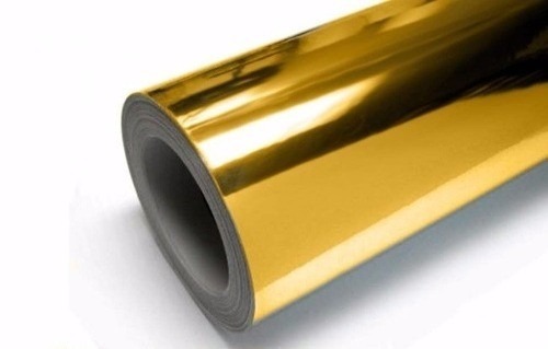 Vinil Adesivo Ouro Metalico Silhouette - 30 CM x 1mt
