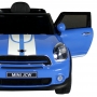 Carro Mini Paceman Elétrico Infantil 12V Azul Bel