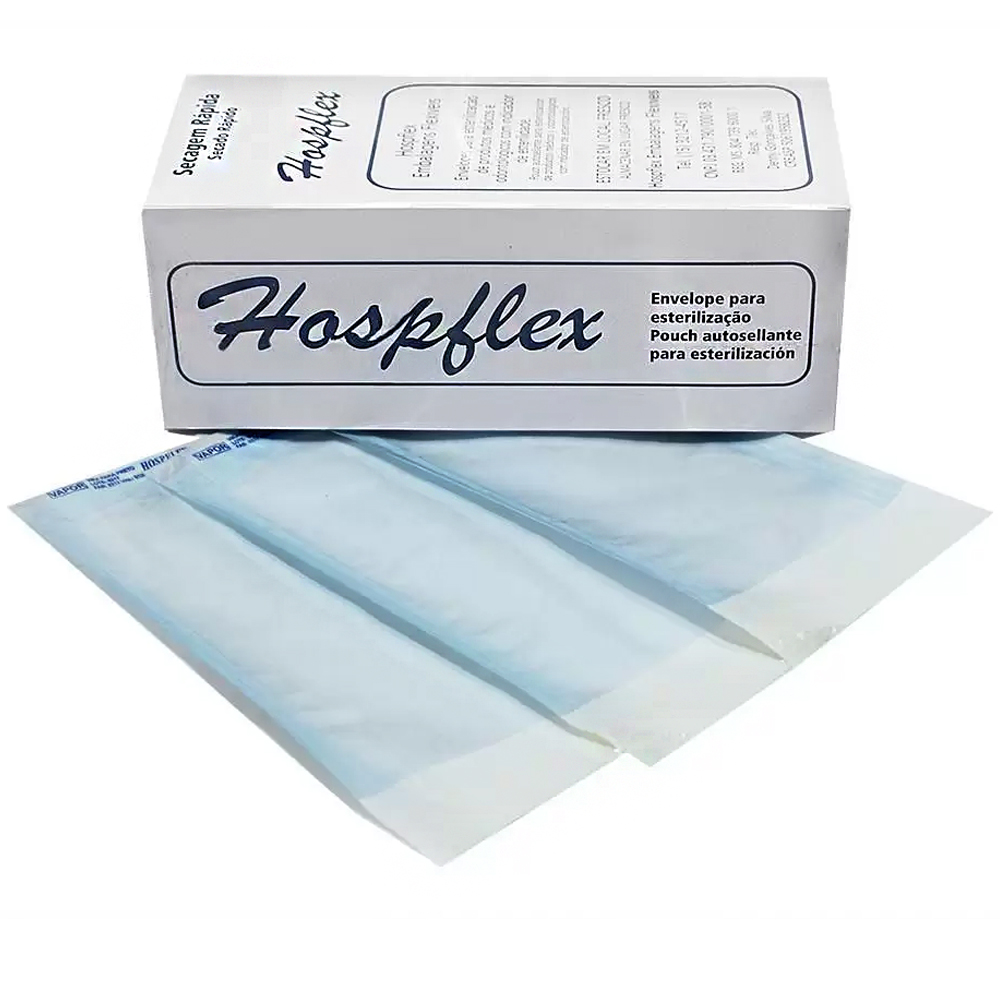Envelope para Esterilização Hospflex 09x26 cm c/ 200