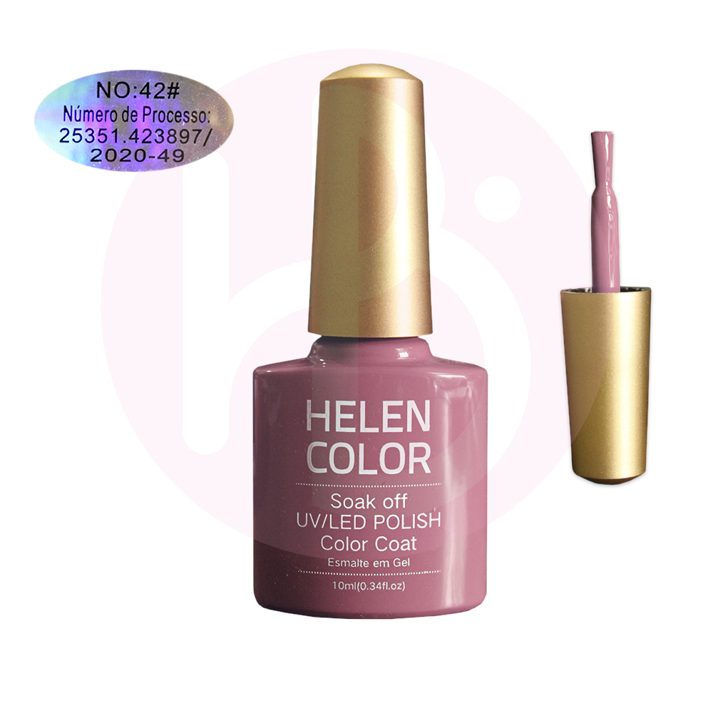 Esmalte Gel UV Helen Color - Nude Rosado #42