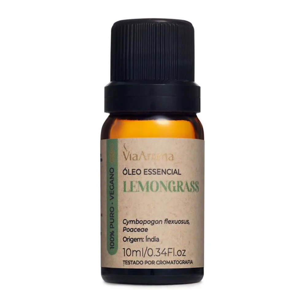 Óleo Essencial de Lemongrass Via Aroma - 10 ml