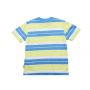 Camiseta Listrada Azul/ Amarelo Kyly - Foto 1
