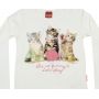 Camiseta Manga longa Feminina Gatinhos Kyly - Foto 1