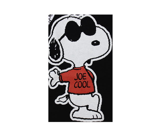 Body Masculino Preto / Branco Snoopy Joe Cool Pimpolho - Foto 2