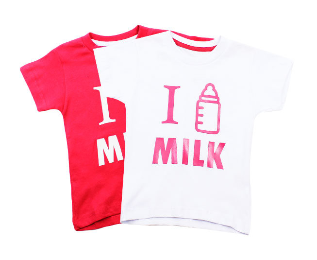 Camiseta Feminina Infantil Mamadeira Minilab - Foto 0