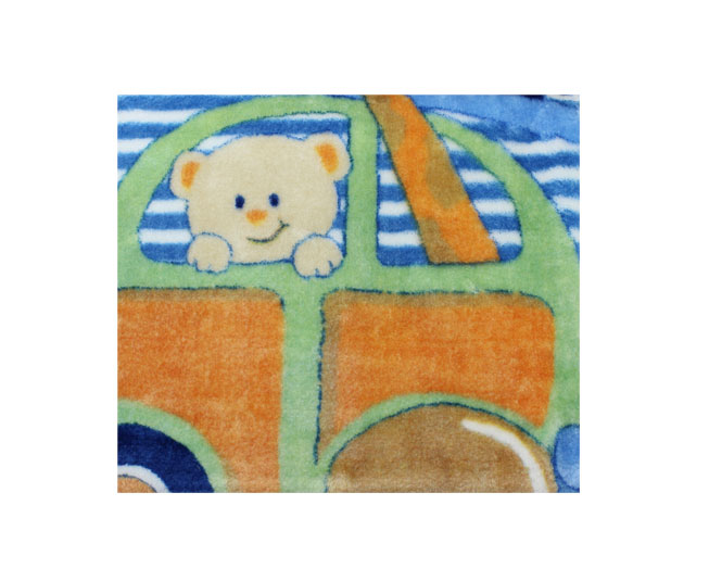Cobertor de Bebe Jolitex Raschel  Azul Baby Surf - Foto 1