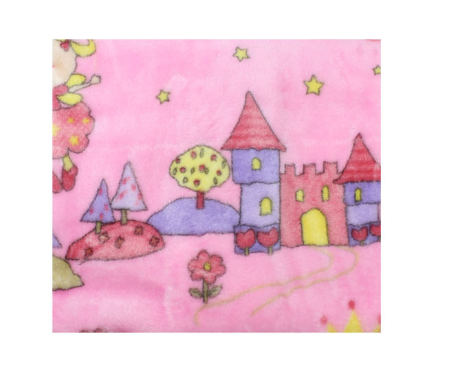 Cobertor de Bebê Jolitex Raschel Lilas Little Princess - Foto 1