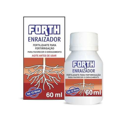 Fertilizante Enraizador para Fertirrigação - FORTH Enraizador - 60ml - Faz 12 Litros