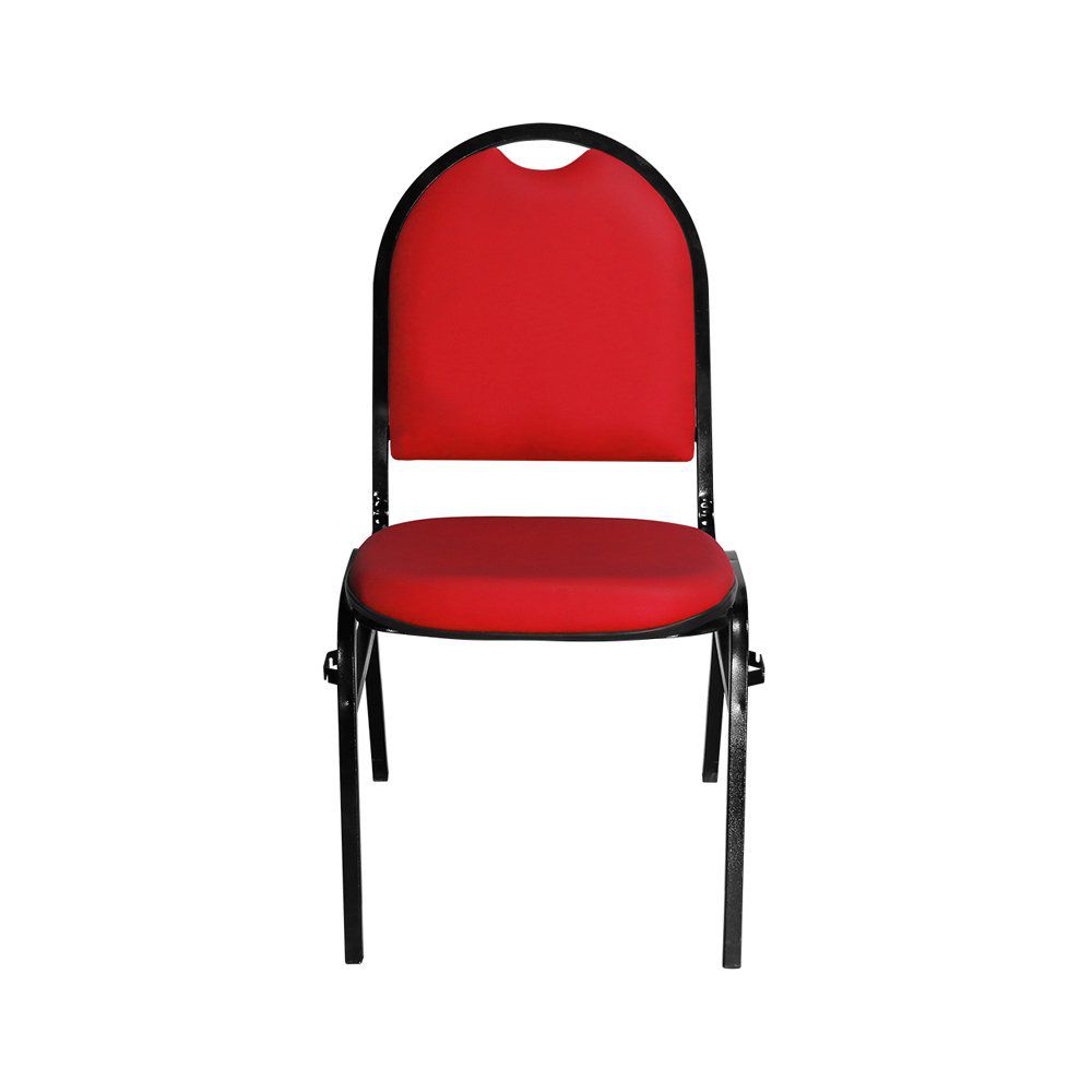 Cadeira Essencial Hot Fixável Couro Vermelho - Pethiflex