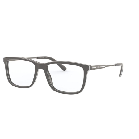 Armação Óculos Polo Ralph Lauren Ph2216 5786 55 Cinza Brilho