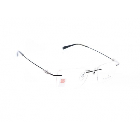 Armação Óculos T-Charge T1307 09a Preto Brilho