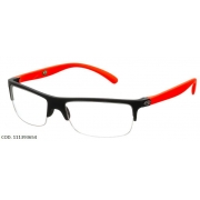 Armação Para Oculos De Grau Mormaii Eclipse Cod. 111393654 Preto Vermelho