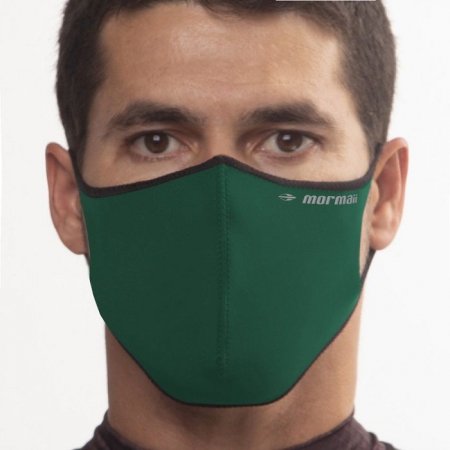Máscara De Proteção Neoprene Mormaii Lavável Verde Escuro