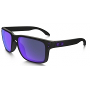 Oculos Solar Oakley Holbrook Matte Black Violet Iridium 910226 55