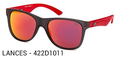 Oculos Solar Mormaii Lances - Cod. 422d1011 - Garantia - Preto/Vermelho - Lente Vermelho Flash