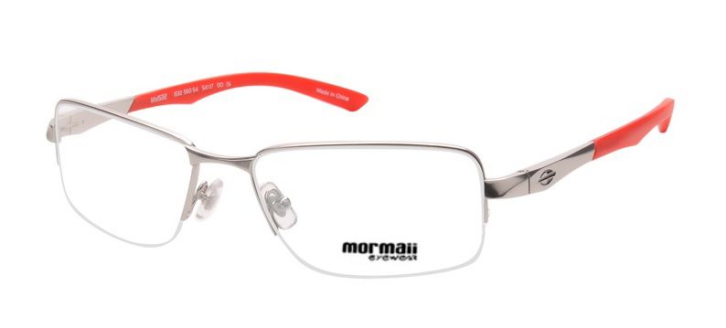 Armação Óculos Mormaii Titanio Mo1532 153256054 Vermelho