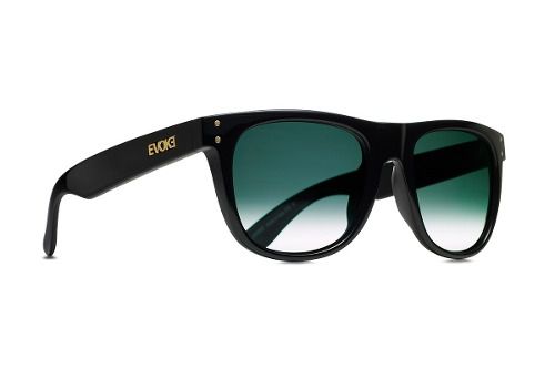 Oculos Evoke On The Rocks Black Shine Gold G15 Green Gradien