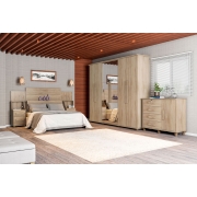 Dormitório Casal Estrela + Grécia Niágara - RV Móveis