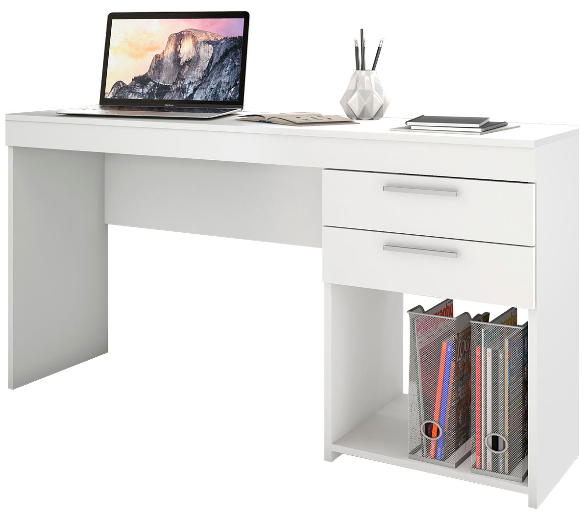 Mesa para Computador Office Branco - Notável