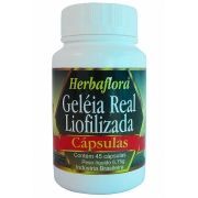 Geleia Real Liofilizada Herbaflora 45 cápsulas