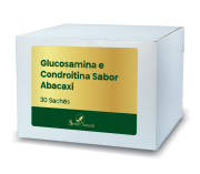 Glucosamina e Condroitina 30 Sachês Sabor Abacaxi