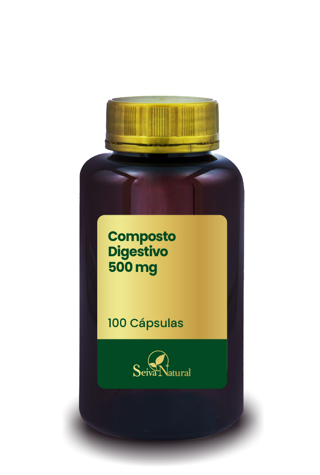 Composto Digestivo 500 mg 100 Cápsulas