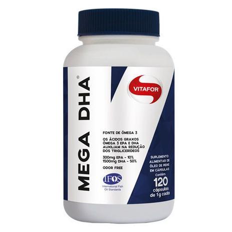 Mega DHA 1 g 120 Capsulas Vitafor